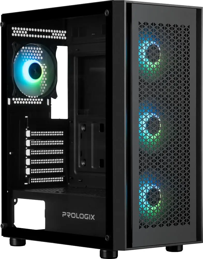 Корпус Prologix (Glower GM-07RBA Black) - фото 10