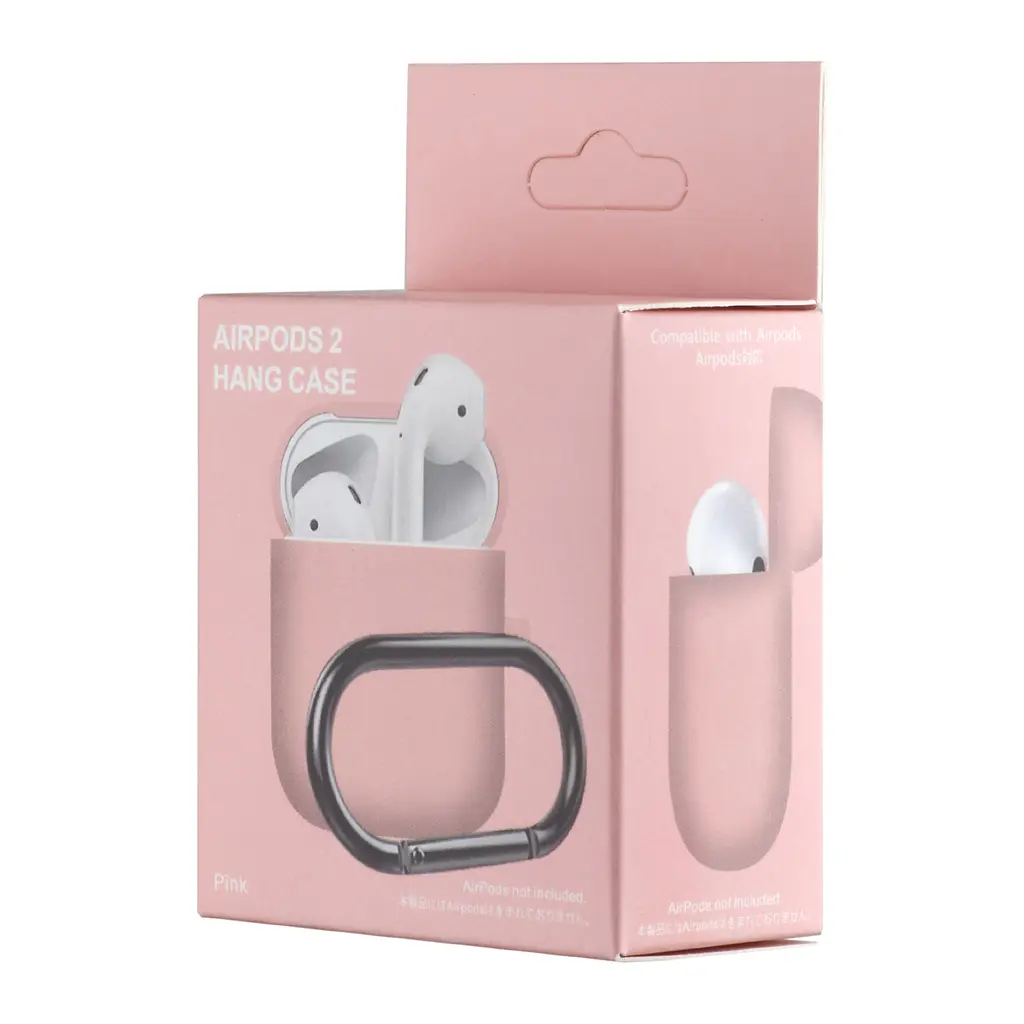 Чохол Silicone Case 1,2mm for AirPods 1/2 Pink - фото 2