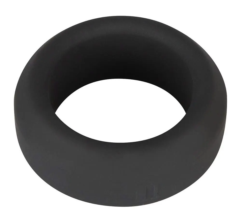 Ерекційне кільце Black Velvets Cock Ring 2.6 см чорний - фото 4