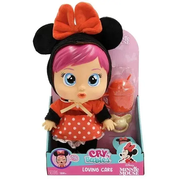 Кукла IMC Cry Babies Любовь и забота Disney Плакса Минни с аксессуарами 26 см (927384) - фото 2