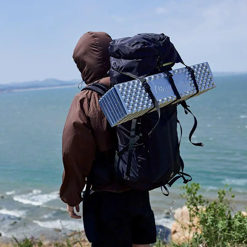Килимок складаний IXPE Naturehike CNK2300DZ017, алюмінієва плівка, 200x65х2 см, темно-блакитний - фото 9