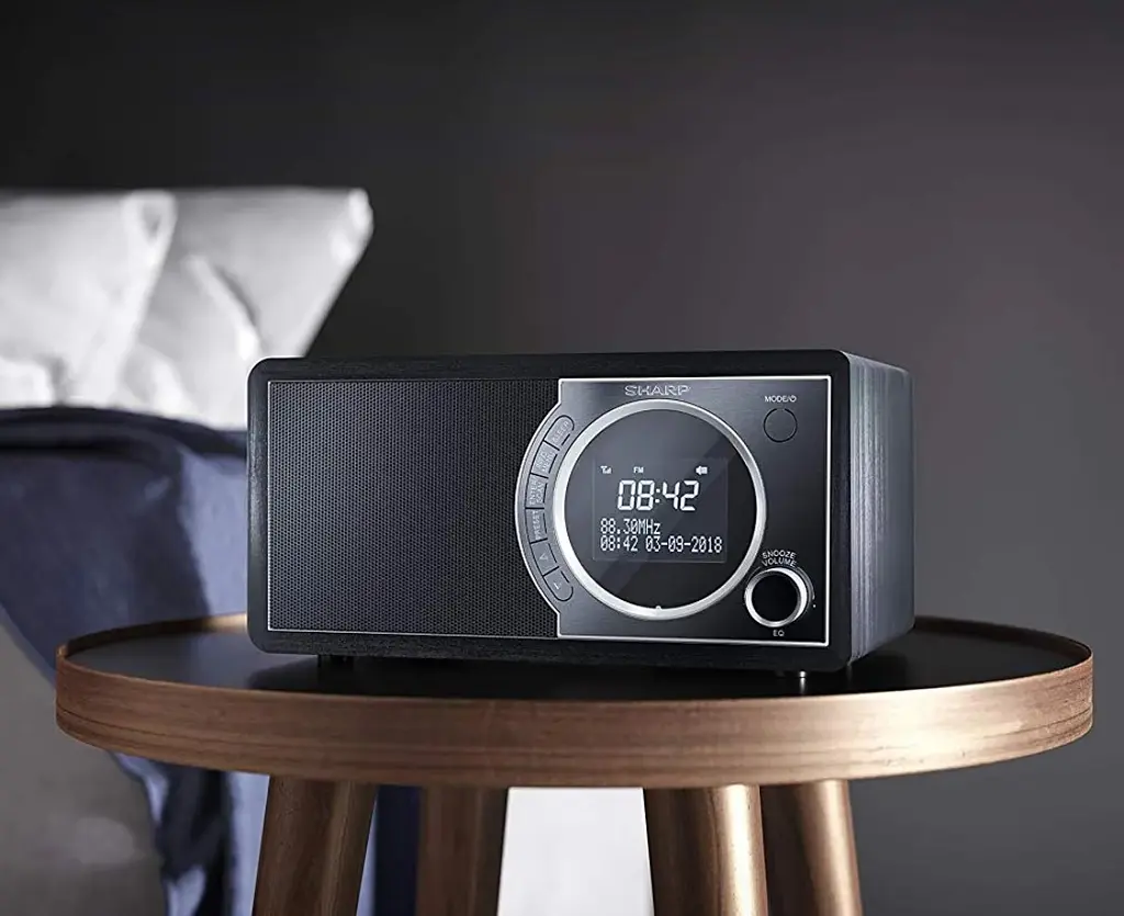 Радіоприймач колонка Sharp DR450BK Black DAB+, FM RDS, Bluetooth, мережа - фото 5