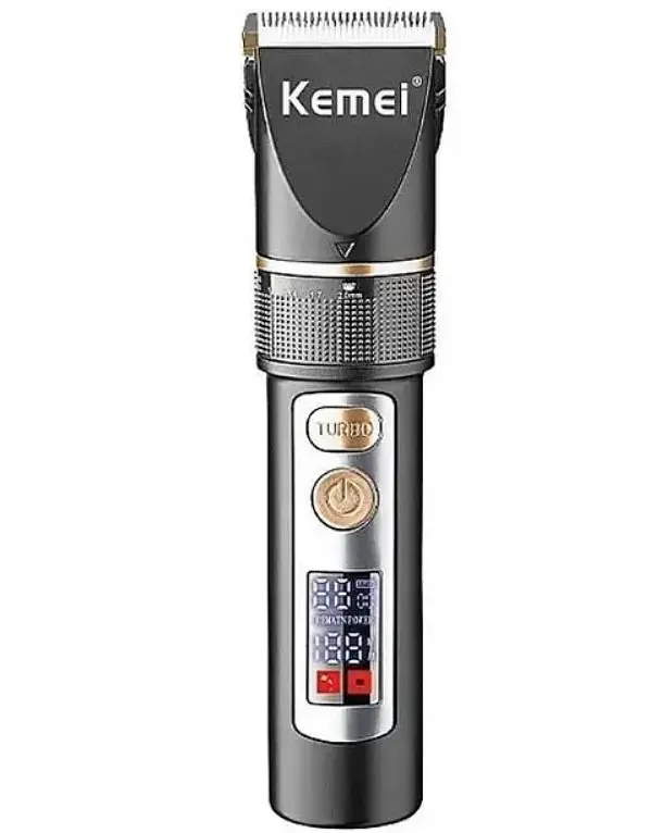 Машинка для стрижки Kemei LFJ-KM-5073 3 насадки Чорний (2390000002)
