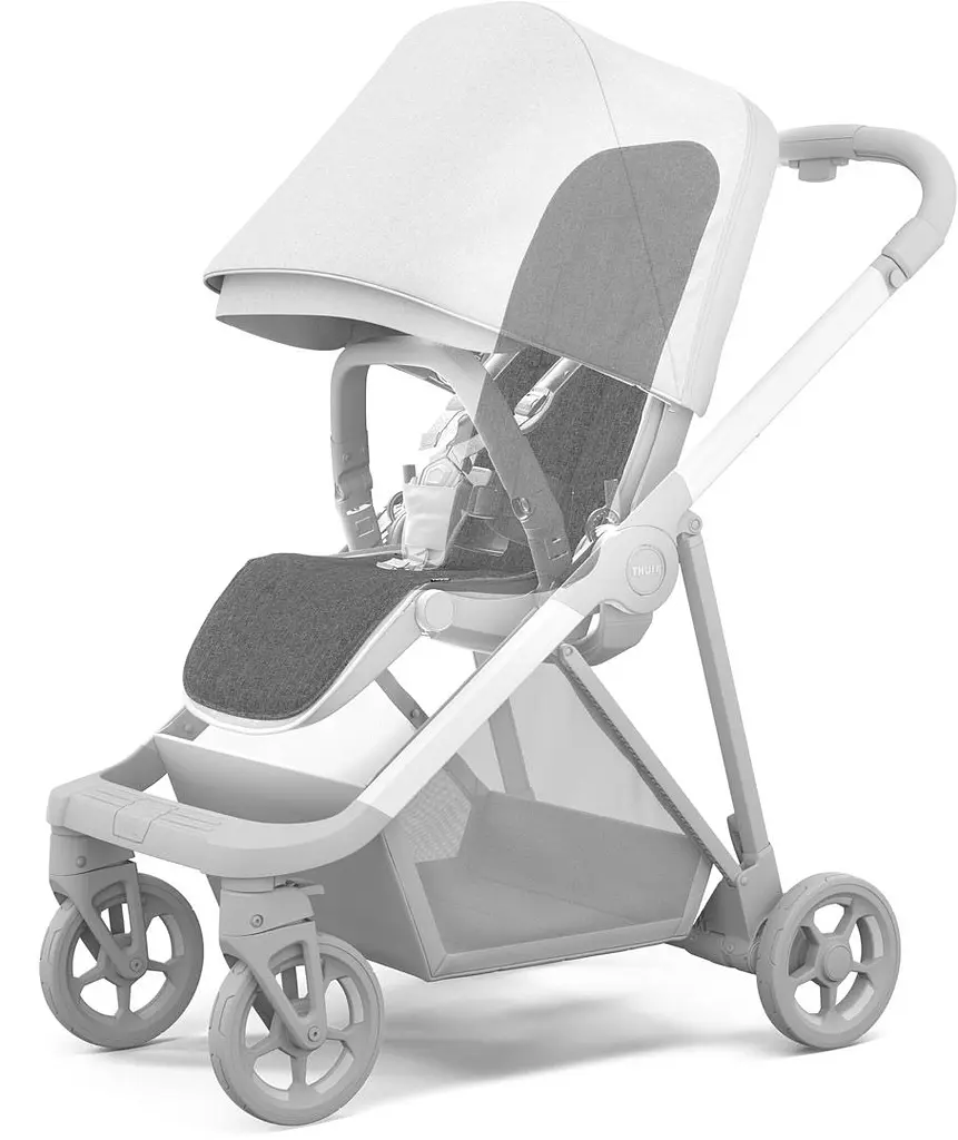 Накидка на сиденье Thule Stroller Seat Liner Grey Melange (TH 11200333) - фото 2
