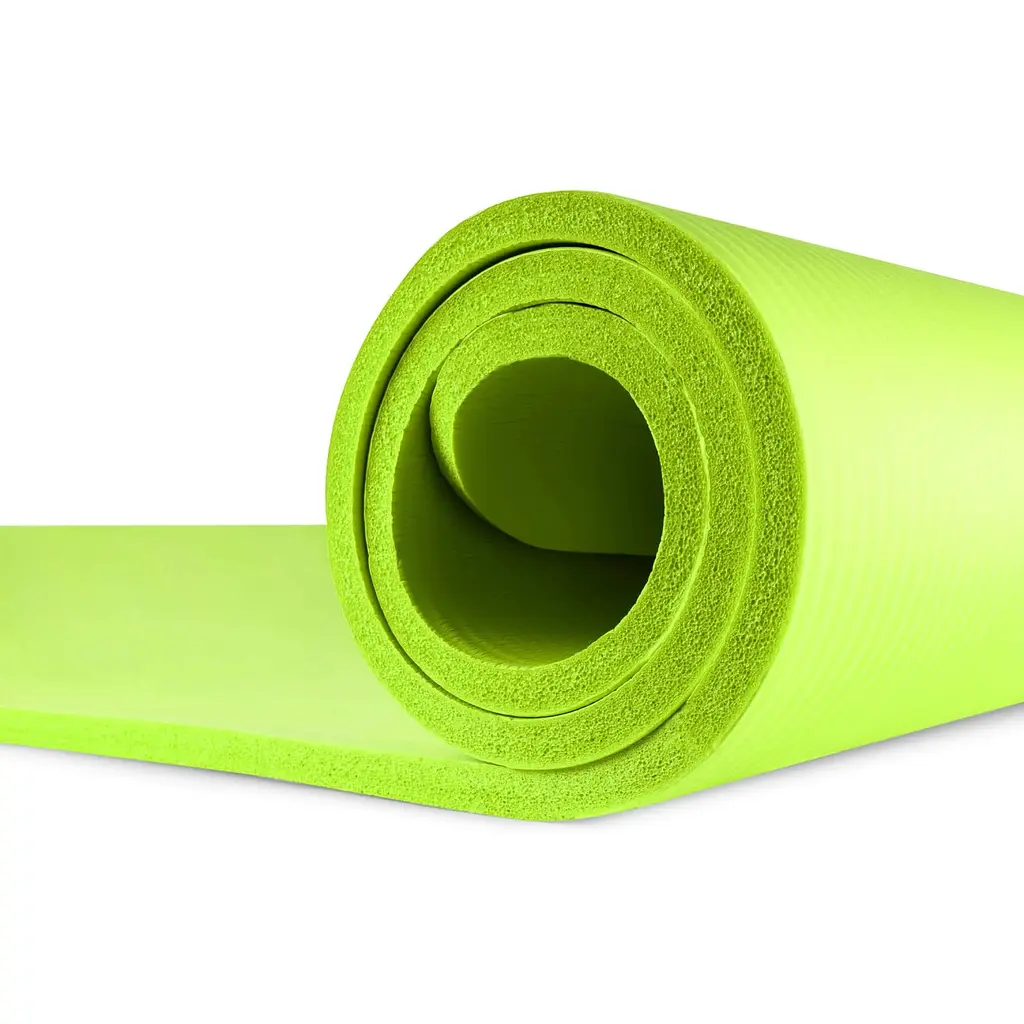 Мат для фитнеса и йоги Hop-Sport HS-N015GM 1,5см салатовый - фото 5