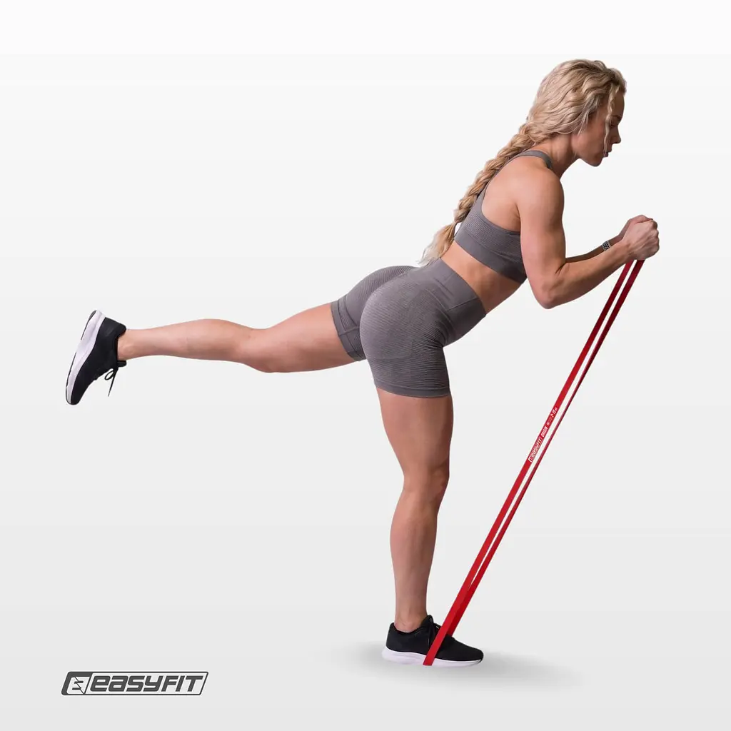 Гумова петля EasyFit 2-15 кг червона - фото 2