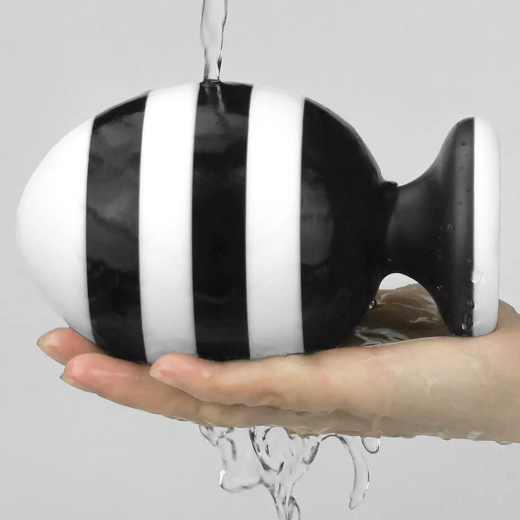 Анальна пробка LoveToy X-Missioner 14 см (чорно-білий) - фото 10