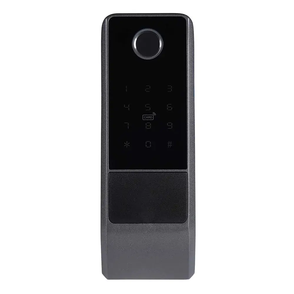 Замок біометричний автономний Trinix TRL-5201BTFW Black Left з Bluetooth, зчитувачем відбитків пальців і карт Mifare (65-00051) - фото 3