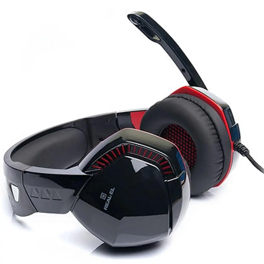 Навушники REAL-EL GDX-7800 Black/Red (EL124100027) - фото 4
