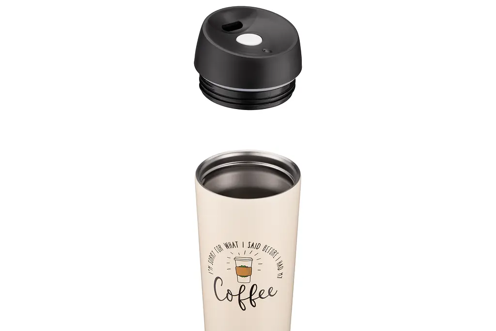 Термокухоль Ardesto Coffee Time 450 мл Бежева AR2645C - фото 5
