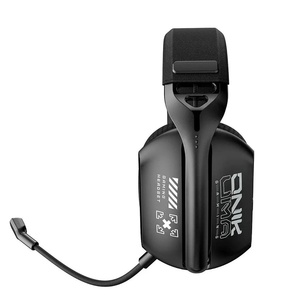 Беспроводные игровые наушники Onikuma GT808 геймерская Bluetooth гарнитура с микрофоном и RGB Black (19118) - фото 4