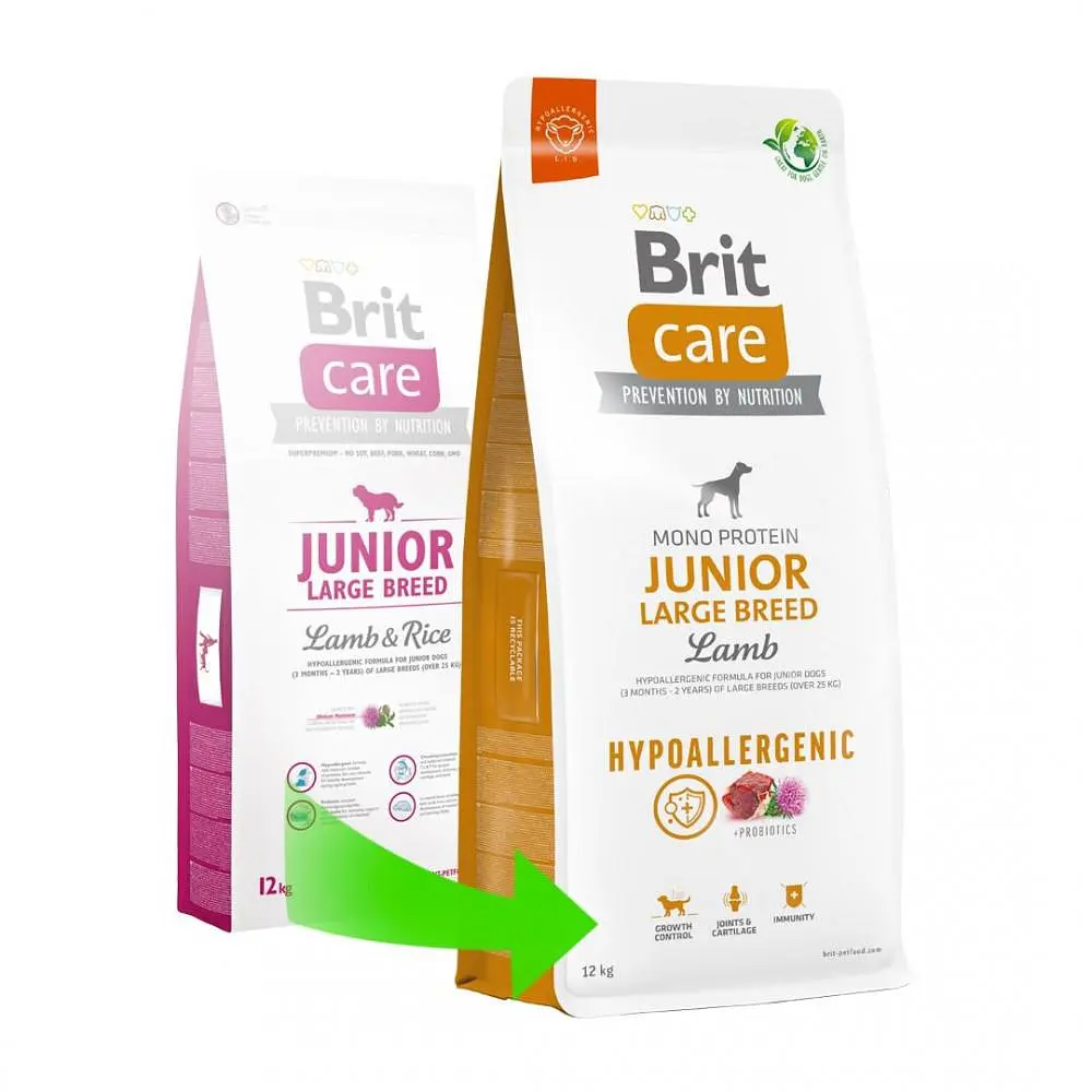 Сухий корм Brit Care Dog Hypoallergenic Junior Large Breed для молодих собак великих порід, гіпоалергенний - фото 9