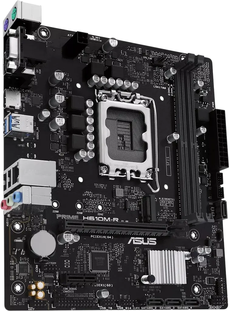 Материнська плата Asus H610M-R-SI Prime LGA 1700 (PRIME H610M-R-SI) - фото 2