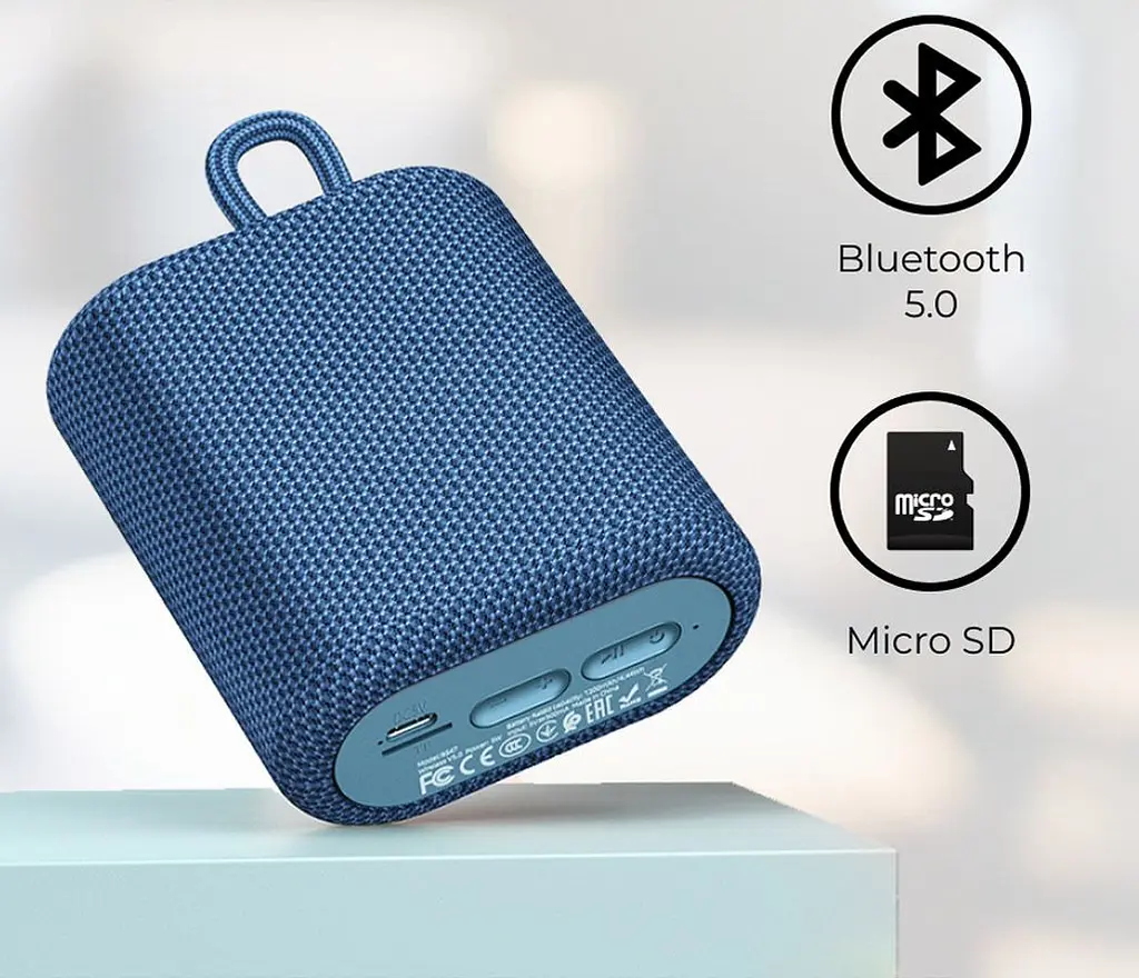 Портативна акустика Hoco Portable Speaker BS47 Blue (756015) [72973] - фото 5