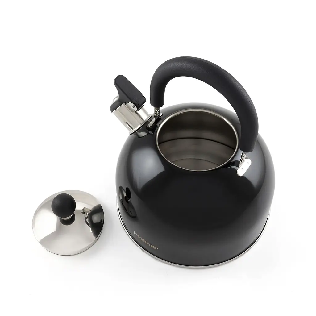 Чайник Holmer зі свистком 2.5 л чорний (WK-4425-BCSB Euphoria) - фото 8