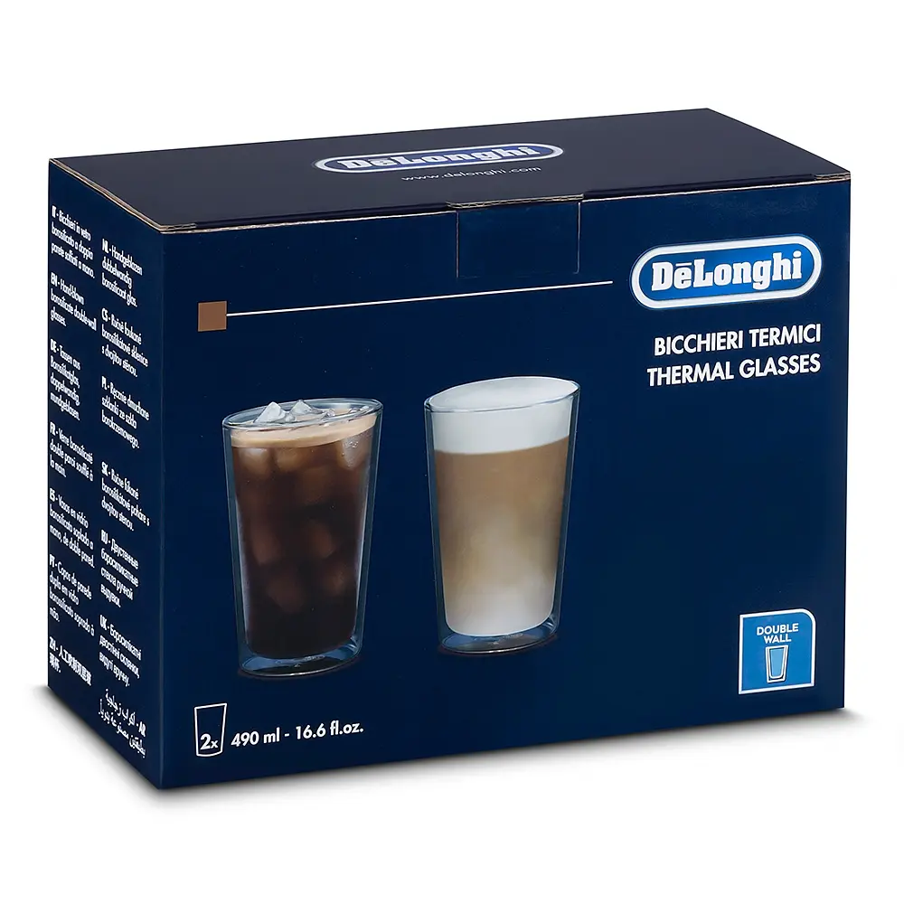 Набір склянок DELONGHI DLSC319 DRINKS (2шт) 490 ML - фото 5