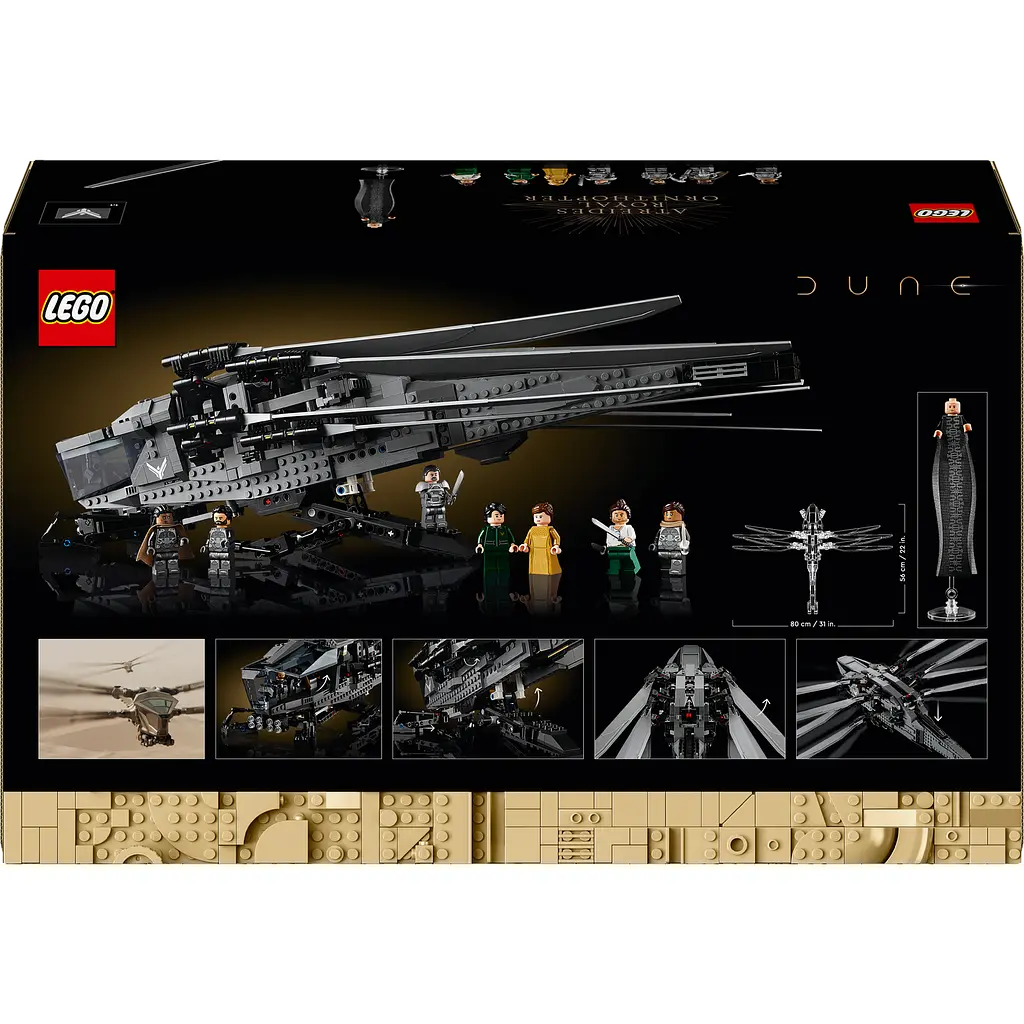 Конструктор LEGO Icons Дюна. Королівський орнітоптер Атрідів 1369 деталей (10327) - фото 9