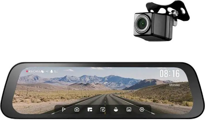 Відеореєстратор-дзеркало 70mai Rearview Dash Cam S500