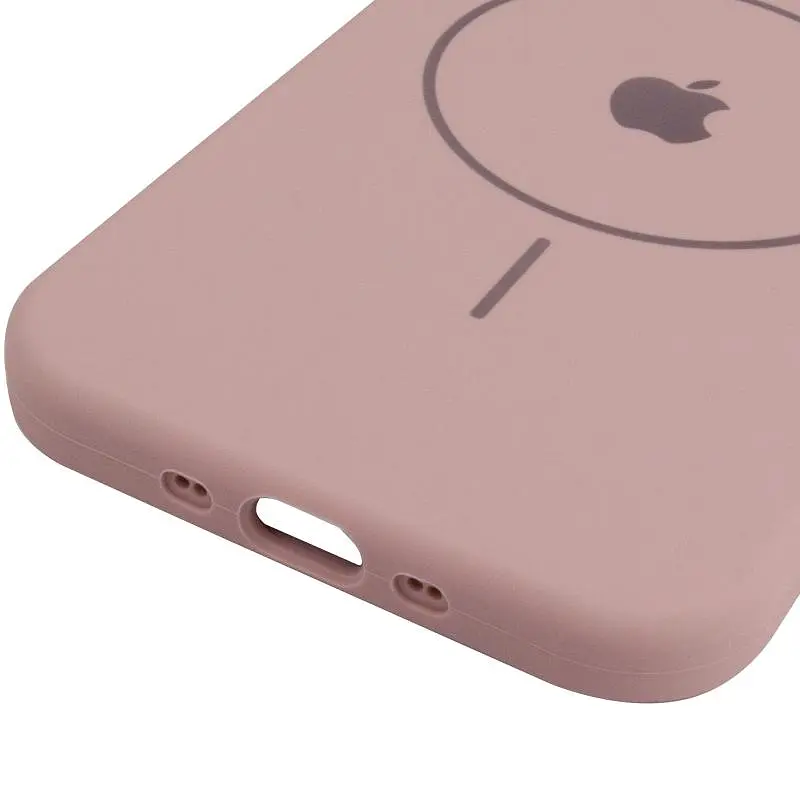 Чохол Epik Silicone Case Full Protective (AA) V2 with MagSafe для Apple iPhone 17 Air (6.5) Рожевий / Pink Sand - фото 5