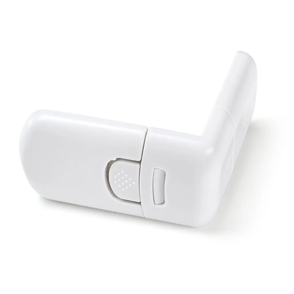 Замок-блокатор кутовий з кнопкою MBM Kids білий (BS-05 WHITE) - фото 3