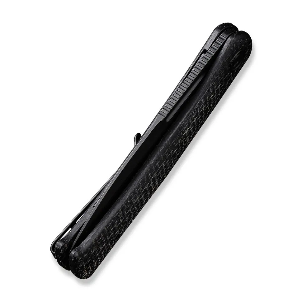 Нож складной Civivi Caetus C21025C-2 черный - Micarta - черное лезвие - фото 7