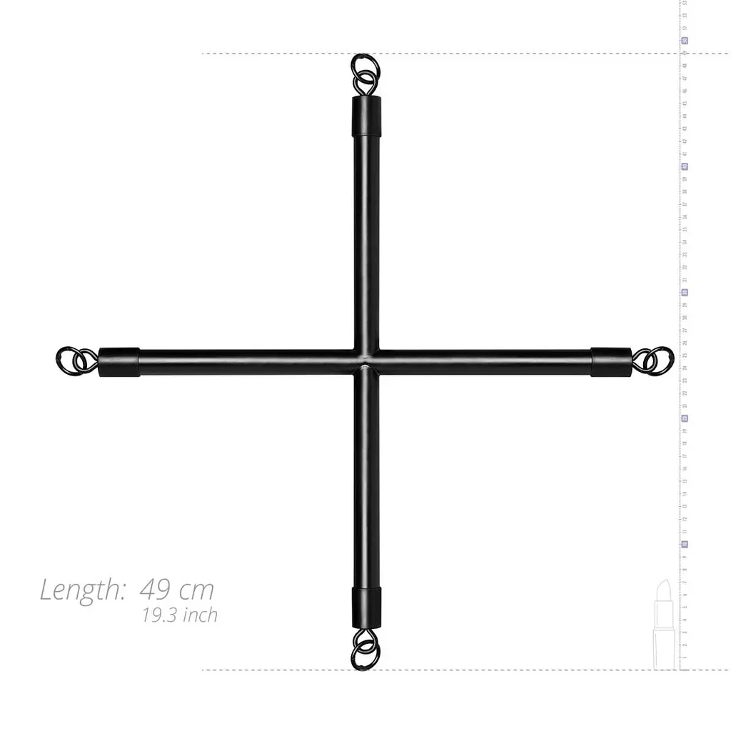 Хрестовина Bedroom Fantasies Hog Tie Cross Bar With Cuffs SX3050 104181 - фото 5