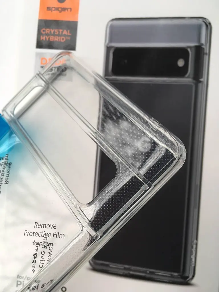 Чохол прозорий протиударний Spigen Ultra Hybrid Crystal SPGACS03465 для Google Pixel 6 Pro (6.7") Clear - фото 6