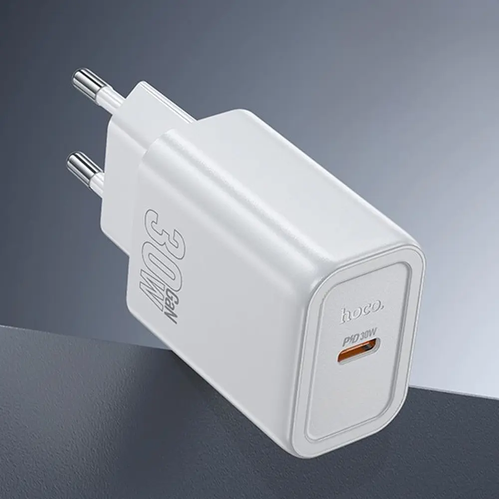 Зарядний пристрій Hoco N62 Type-C PD 30W білий - фото 2