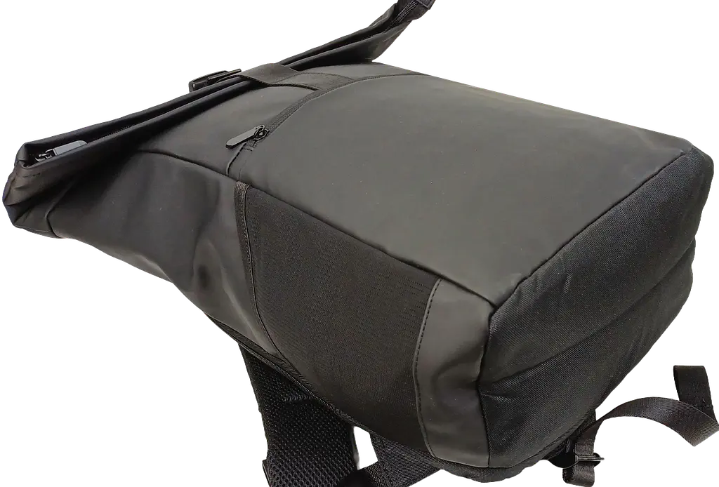 Рюкзак молодіжний проґумований Live in style 18L, чорний, роллтоп, Rolltop-Rucksack - фото 5