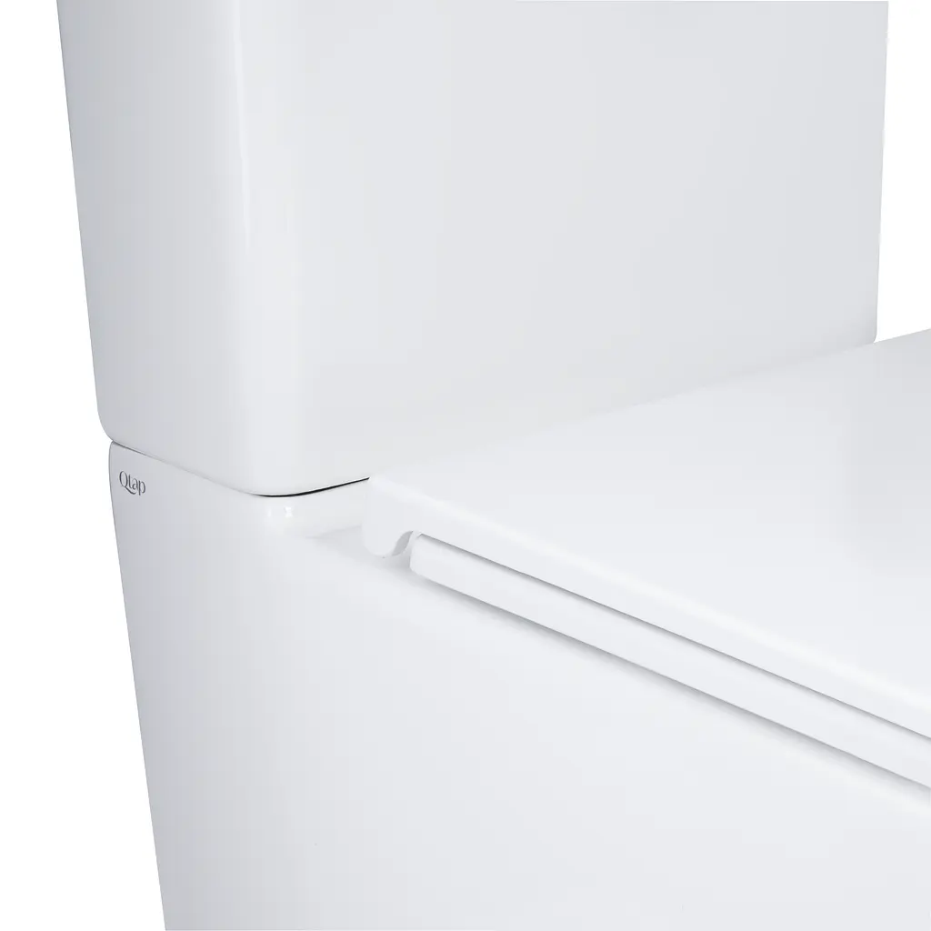 Унитаз напольный Qtap Tern Ultra Quiet безободковый с сиденьем Soft-Close QT17222175AUQ1W White, Белый - фото 6