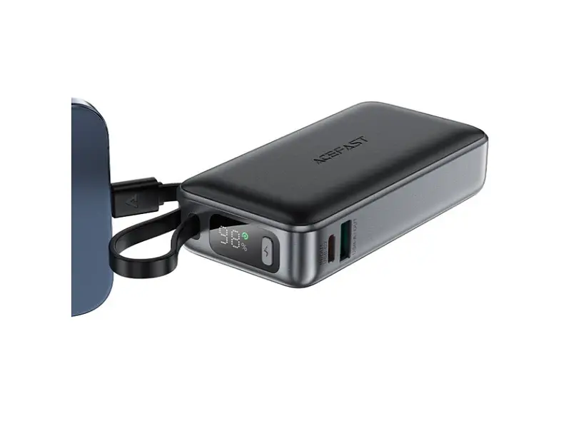 Зовнішній акумулятор (Power Bank) Acefast M7 10000mAh 30W Black - фото 4