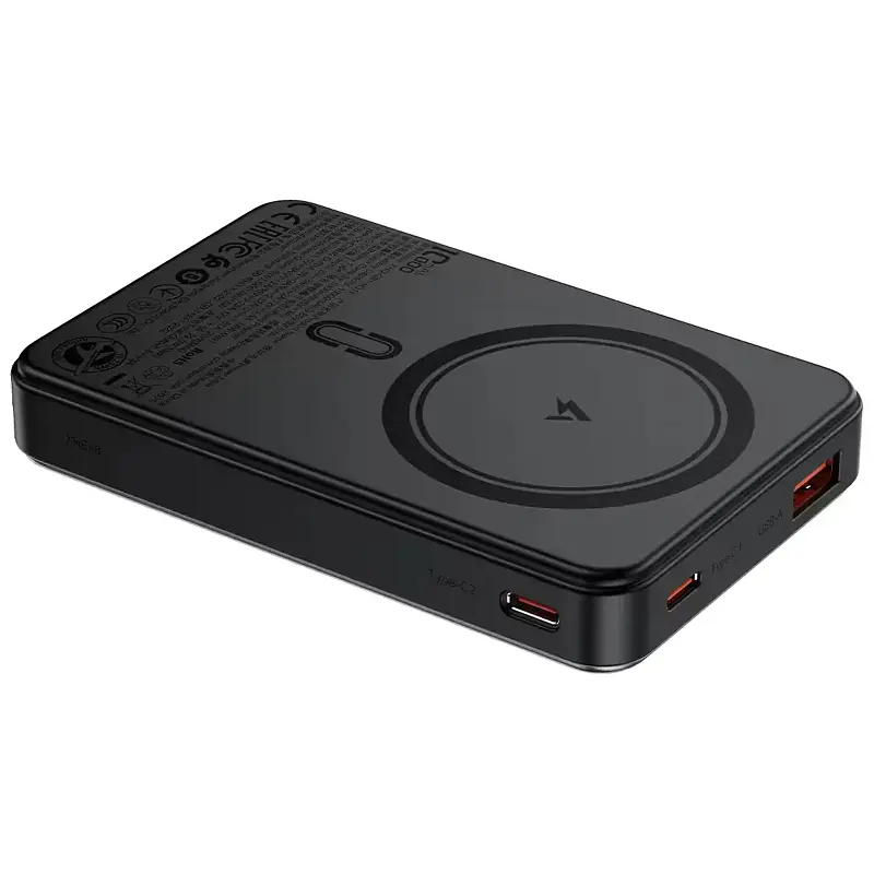 Портативний ЗП Power Bank Acefast M31 PD22.5W з Бездротовий зарядний пристрій with cable 10000 mAh Black - фото 2