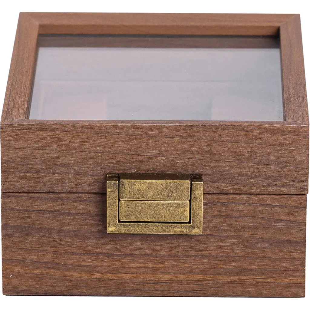 Скринька для годинника Yiwu з накидним замком 12x12x7.4 см HP-5-11 - фото 4