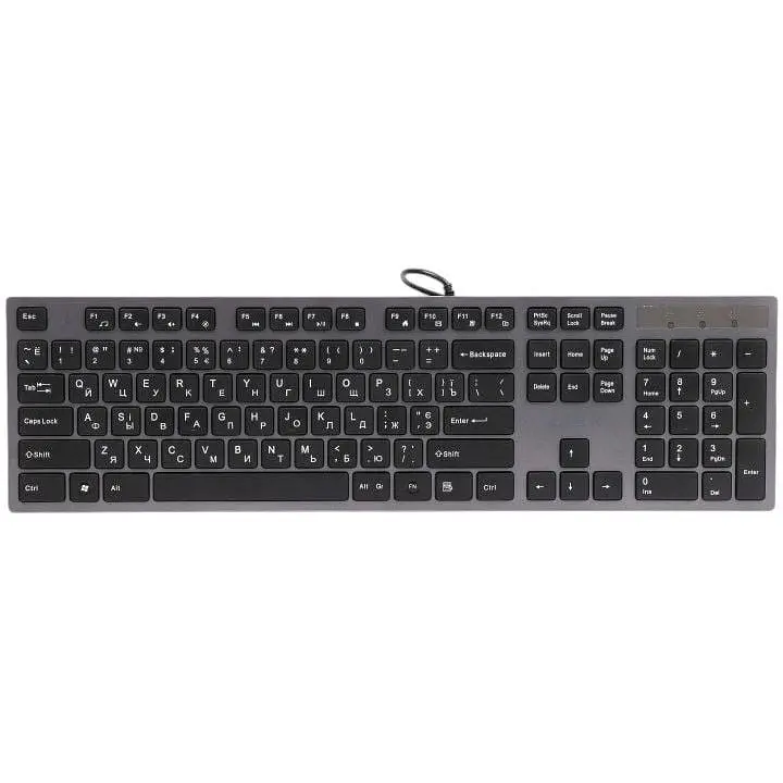 Клавіатура дротова A4Tech KV-300H USB Grey