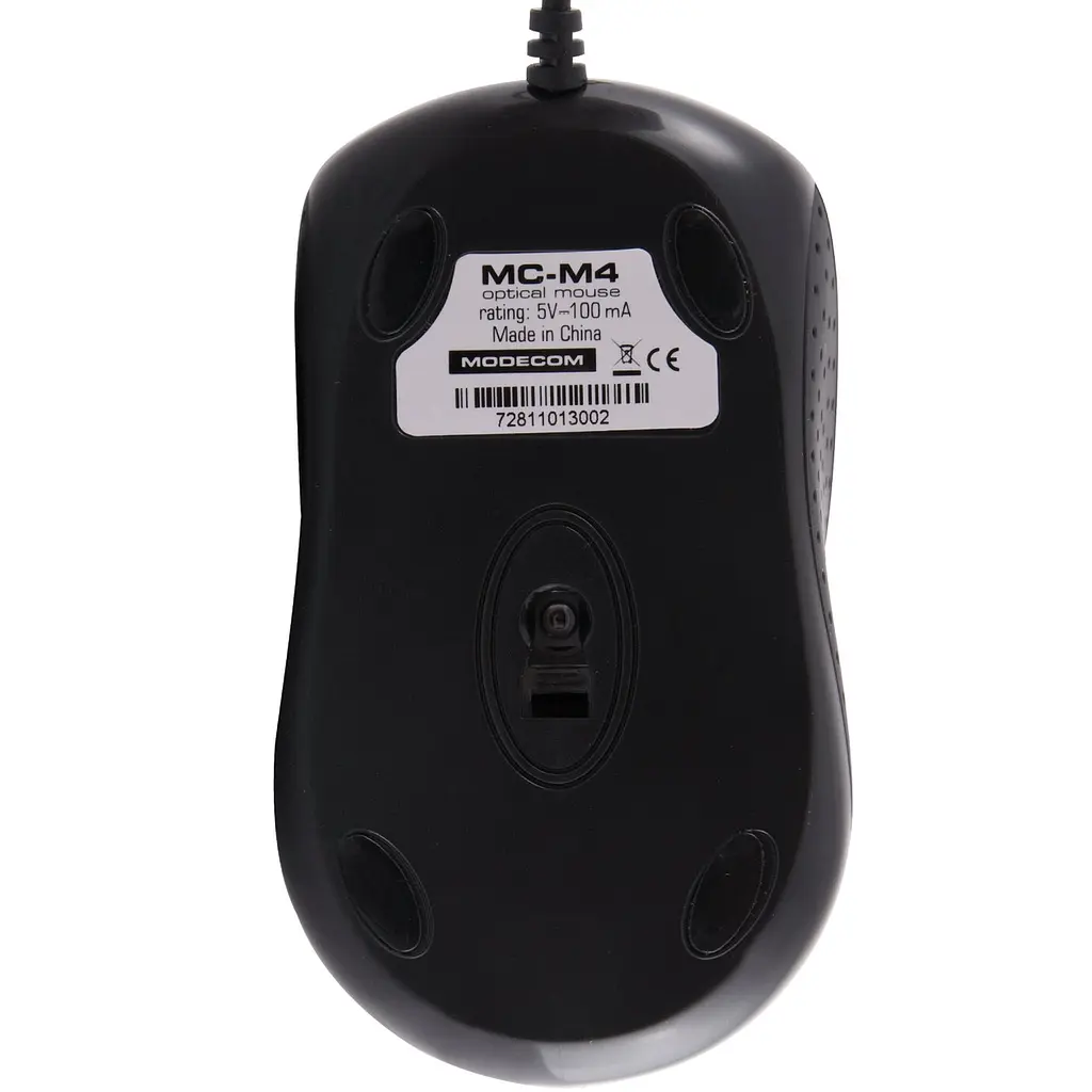 Мишка Modecom MC-M4.1, 3кн., 1200dpi, Чорний OEM (Білий box) - фото 5