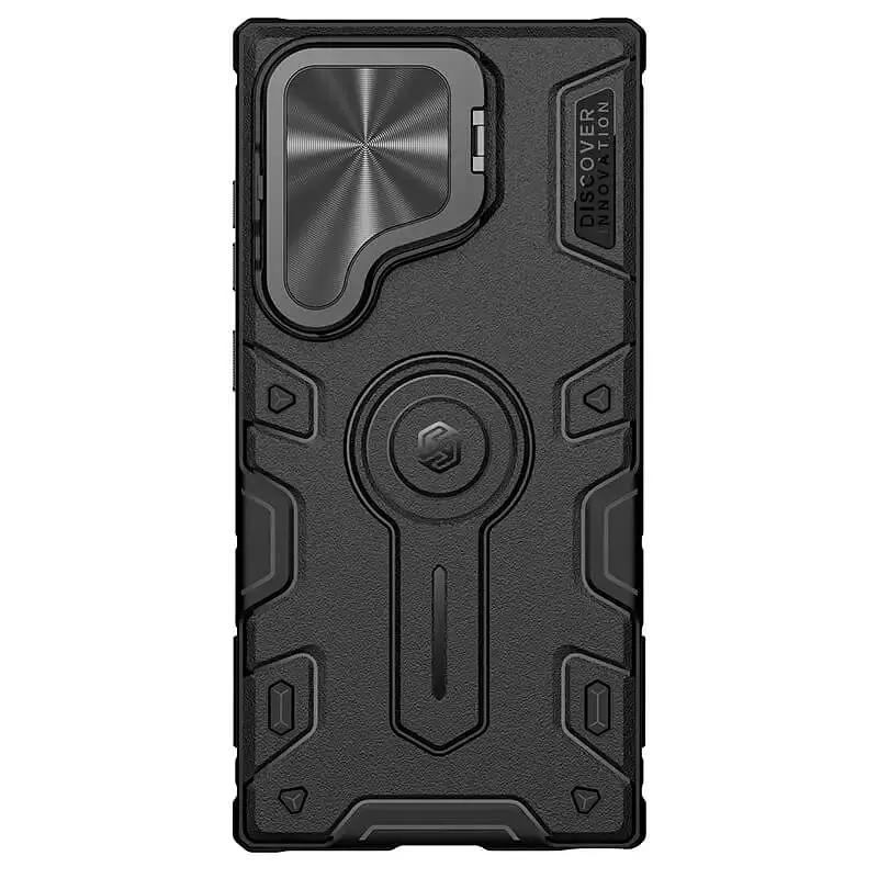 TPU+PC чохол Nillkin CamShield Armor Prop для Samsung Galaxy S24 Ultra Black