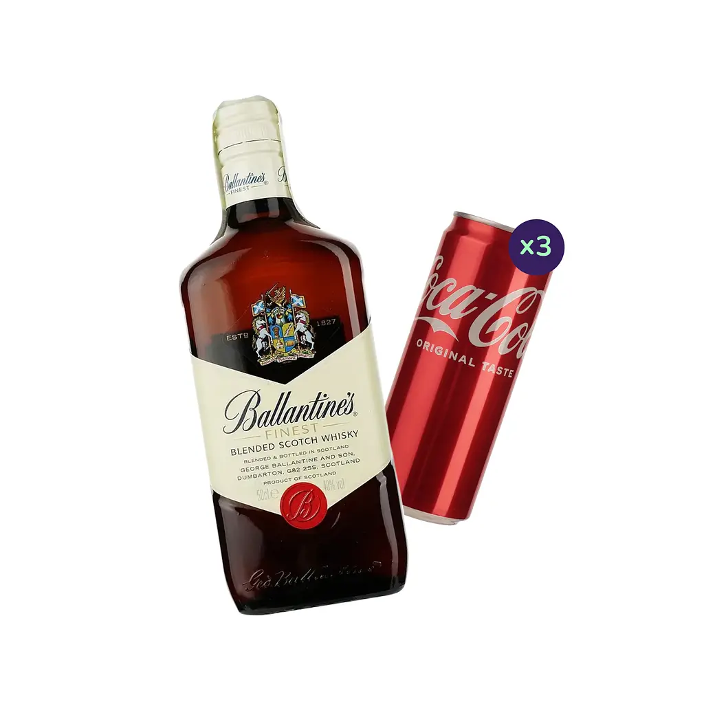 Коктейль Whisky Cola (набір інгредієнтів) х10 на основі Ballantine's - фото 2