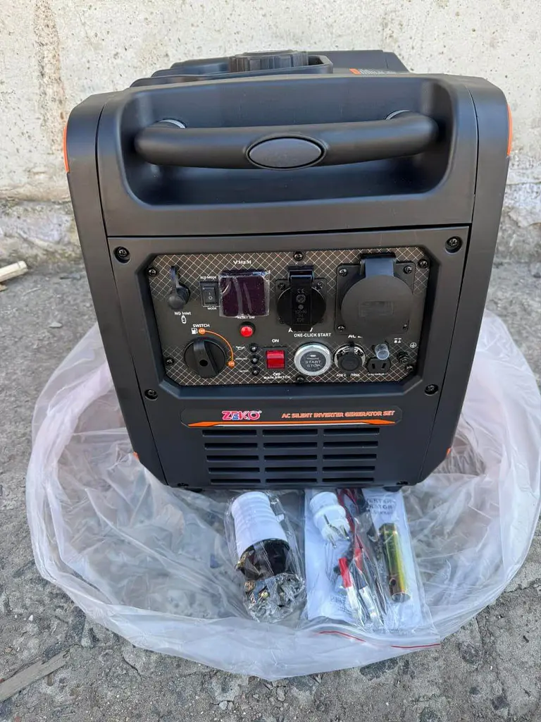 Інверторний двопаливний генератор (газ/бензин) Zeko ZK9700S-INV-ЕW-NG (6.5/7.0 кВт) з Електростартером та пультом  - фото 3