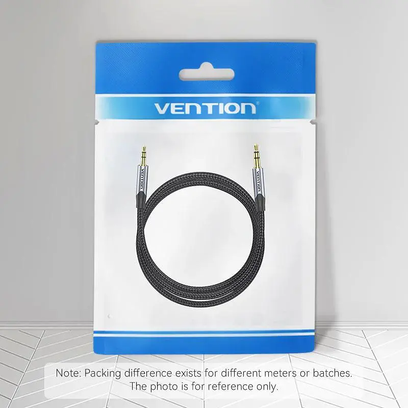 Кабель Vention 3.5mm Male to 2.5mm Male 5m Black (BKFHJ) - фото 4