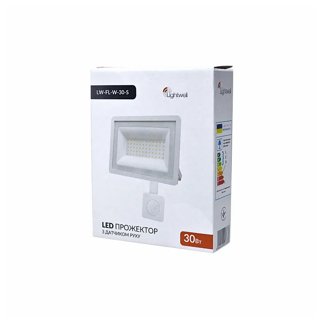 Прожектор Lightwell LW-FL-W-20-S 20 W з датчиком руху - фото 4