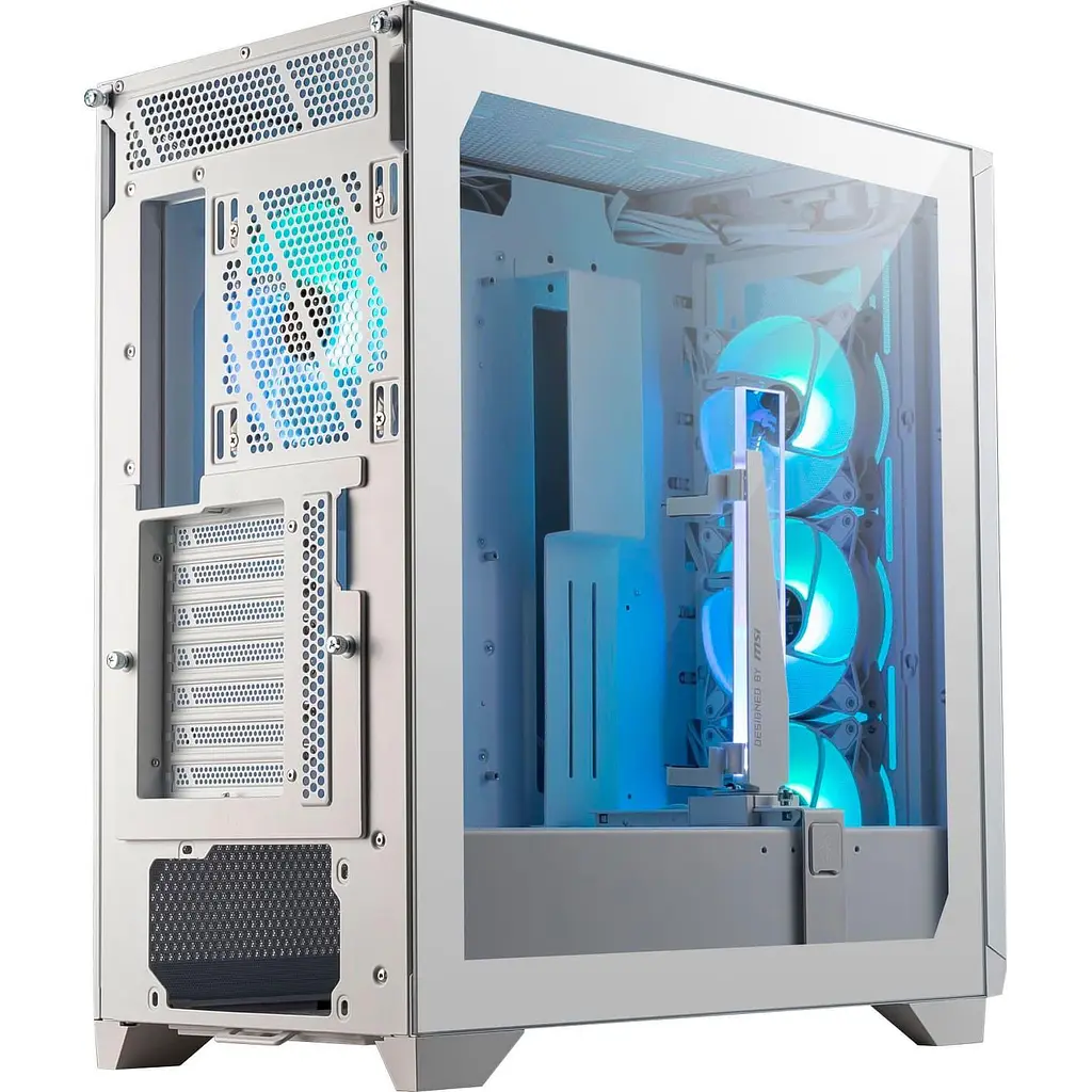 Корпус MSI MPG Gungnir 300R AirFlow White без БЖ (MPG GUNGNIR 300R AIRFLOW WHITE) - фото 6