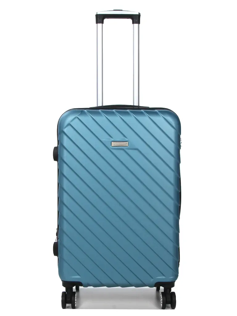 Валіза середня M ABS-пластик Madisson Snowball 03403 68х44х27см 68+13л Блакитний - фото 2