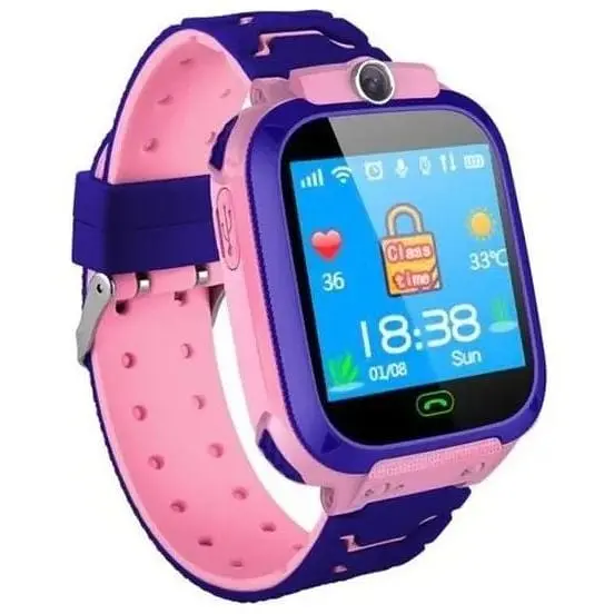 Детские смарт-часы Kids SM Q12B LBS+IP67 Pink - фото 2