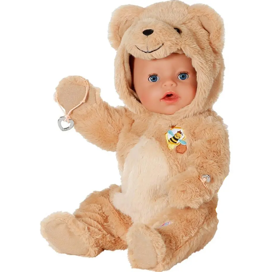 Інтерактивна лялька BABY born Емма у костюмі ведмедика 43 см (837115)