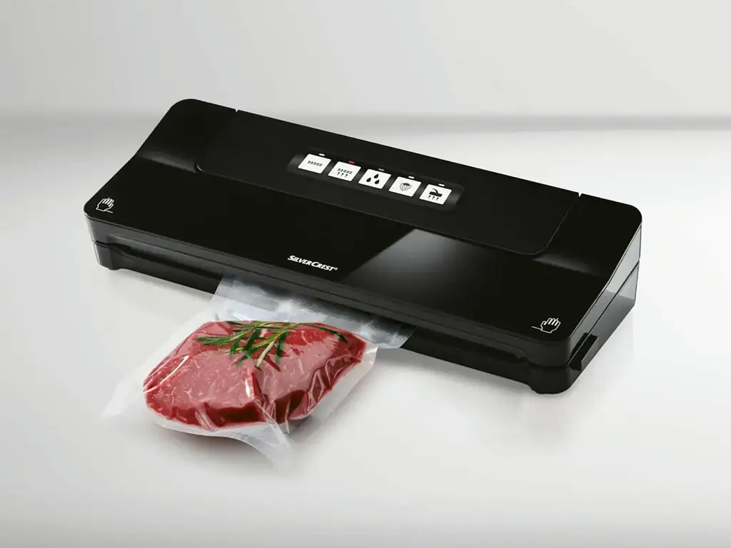 Вакууматор SilverCrest SV 125 C7 для влажных и деликатных продуктов и рулон Черный - фото 5