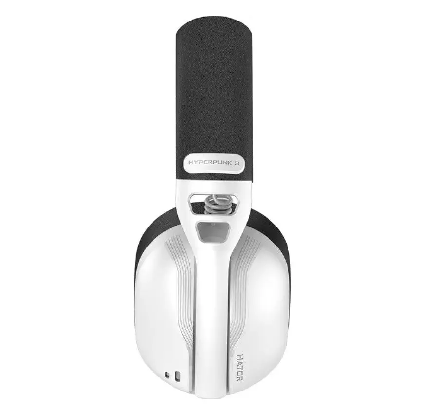 Беспроводные игровые наушники с микрофоном HATOR ESH-16 Wireless HYPERPUNK 3 SyncHUB Hi-Res White - фото 4