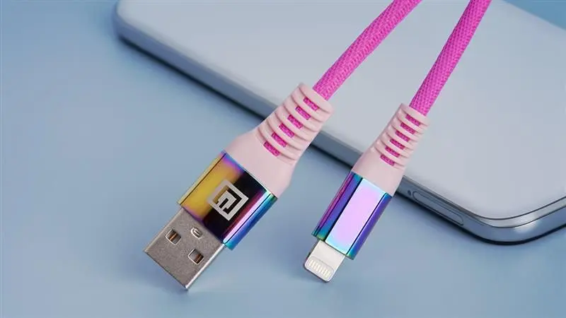 Кабель REAL-EL USB - Lightning (M/M), 1 м, Rainbow (EL123500051) - фото 5