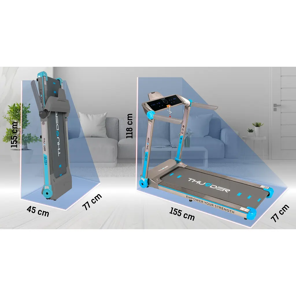 Беговая дорожка THUNDER Ultra Silver - фото 3