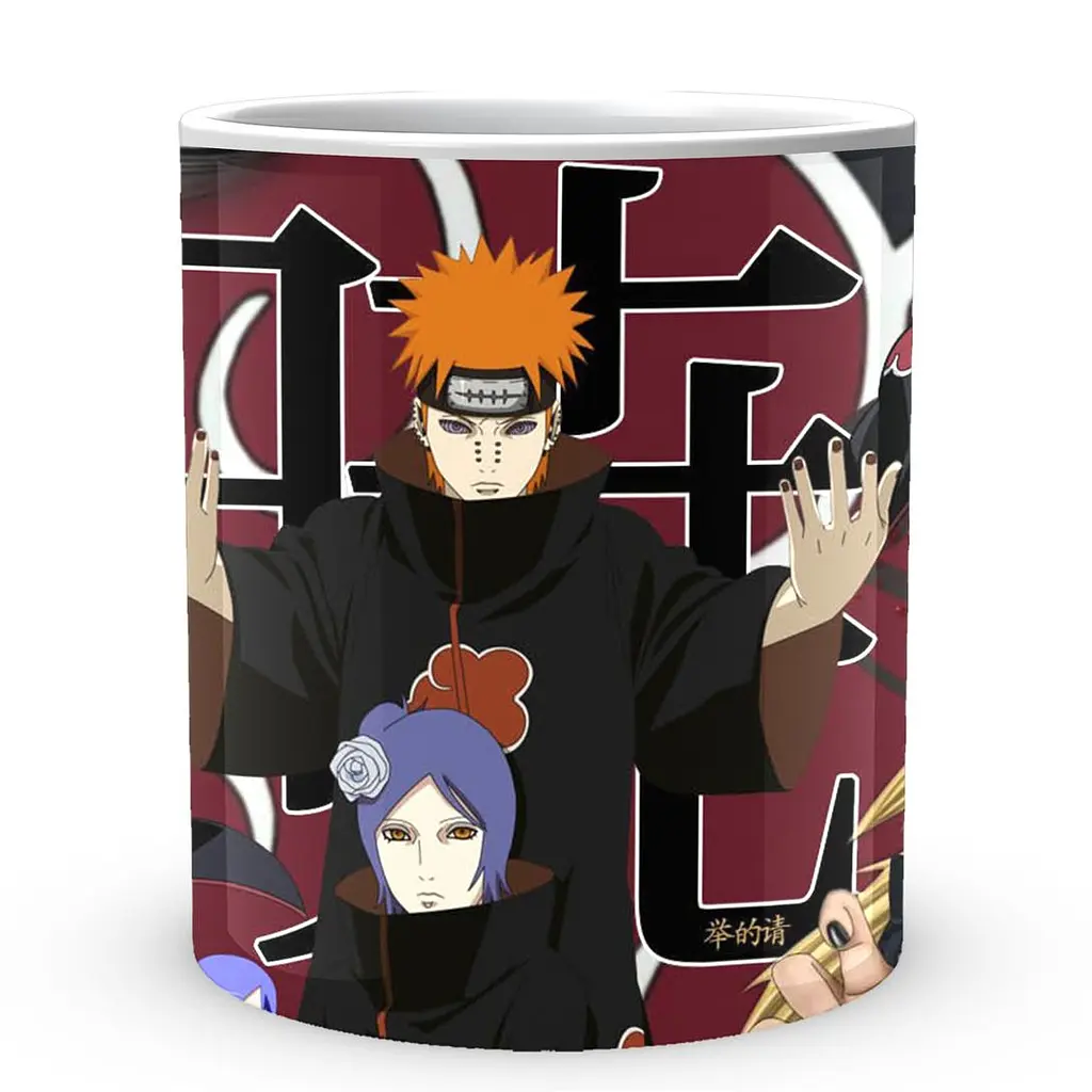 Кухоль GeekLand Наруто Naruto Акацукі Колаж NA.02.336 330 мл білий - фото 2