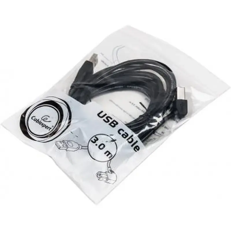 Кабель для принтера USB 2.0 AM/BM 3.0m Cablexpert (CCP-USB2-AMBM90-10) - фото 2